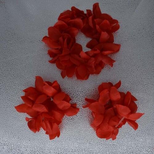 20 Pcs Colorful Flower Garland Wreath Headband Hawaii Seaside Beach Holiday Birthday Party Hula Fancy Dress Decoration