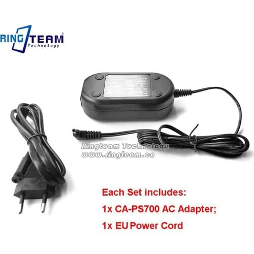 10x CA-PS700 CAPS700 AC Adapter for Canon Camera DC Coupler DR-E5 DR-E8 DR-E10 DR-E12 DR-E15 DR-E17 DR-20 DR-50 DR-80 DR-700