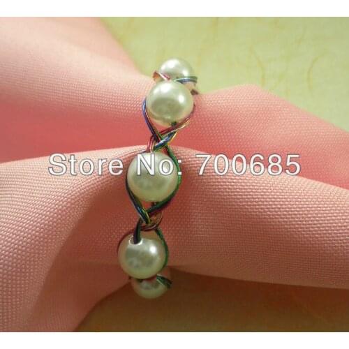 White pearl napkin rings