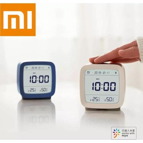 Xiaomi Qingping Bluetooth alarm clock monitoring night light temperature and humidity three-in-one Multifunction Smart Home