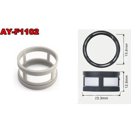 Free shipping 4 BAGS fuel injector side filter for Siemens, Nipple Marelli IWM50001 (AY-F1101 AY-F1102)