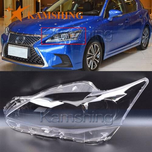 CAPQX For Lexus CT200 CT200H 2012-2017 Front Headlight cover Lampshade Bright Waterproof Lamp Cover headlamp Shade lens