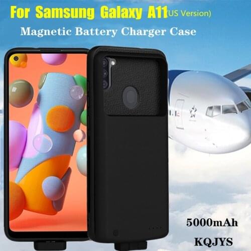5000mAh Wireless Power Bank Battery Charger Case For Samsung Galaxy A11 US Version Battery Case Magnetic Smart Charging Cover