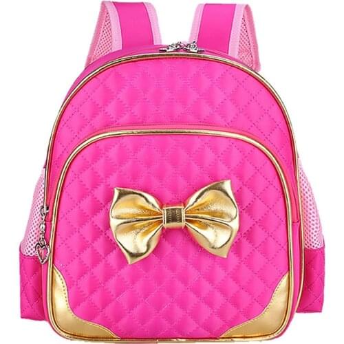 Kindergarten Children School Bag Princess Bow Cartoon Backpack Baby Girls School Bags Kids Satchel Baby Backpack Mochila Infanti