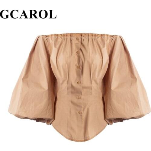 Большие блузки GCAROL China At AliExpress