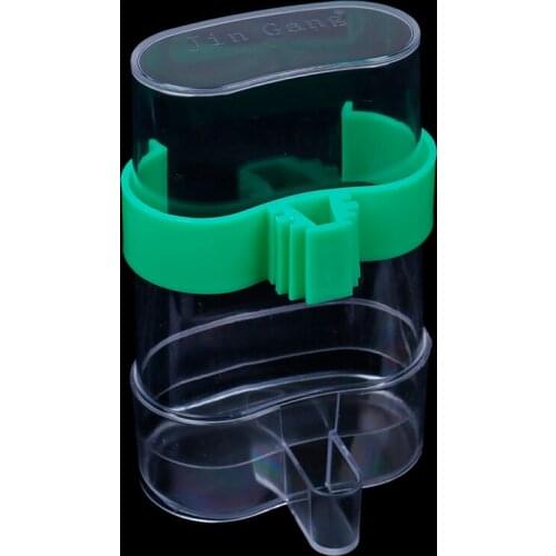 Pet Bird Feeder Drinker Food Waterer Bowl For Aviary Budgie Cockatiel Love Bird