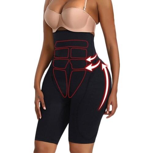 YAGIMI High Waist Trainer Shapewear Body Tummy Shaper Fake Ass Butt Lifter Booties Hip Pads Enhancer Booty Lifter Thigh Trimmer