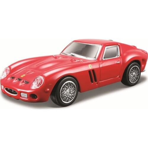 Bburago 1:43 Scale Ferrari 250 GTO Alloy Luxury Vehicle Diecast Pull Back Cars Model Toy Collection Gift