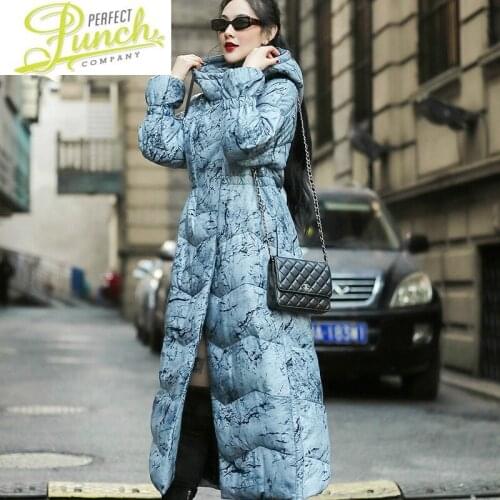 Real Genuine Women 2021 Leather Jacket Sheepskin Hooded Long Winter Coat Jaqueta De Couro XS18D88-17 YY768