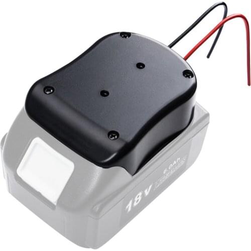 New For Makita Adapters 18V Battery Power Connector Adapter Dock Holder With 14 Awg Wires Connectors Power