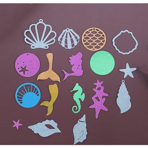 Earring Cutting Dies 15PCs/Set Die Cut Template Scrapbooking DIY Mold Card Making Album Decorative Paper Craft Mould