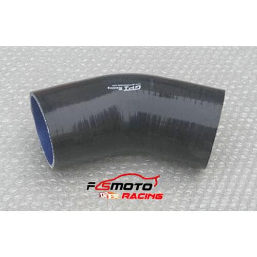 64mm 2.5" inch Silicon Pipe Silicone Joiner Elbow Radiator Hose 45 Degree Bend