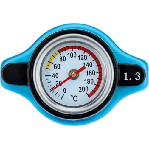 Thermostatic Radiator Cap Cover with Water Temp Temperature Gauge 0.9 / 1.1 / 1.3BAR