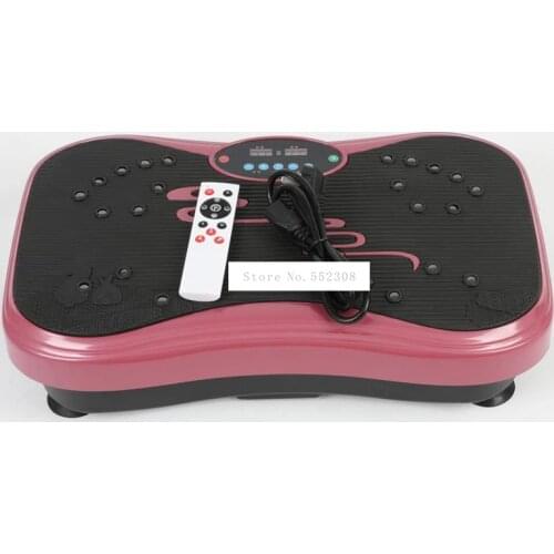 Ultra Thin Electric Fat Burning Shake Machine Remote Control Indoor Mute Vibration Fitness Massager Whole Body Shaking Slimming