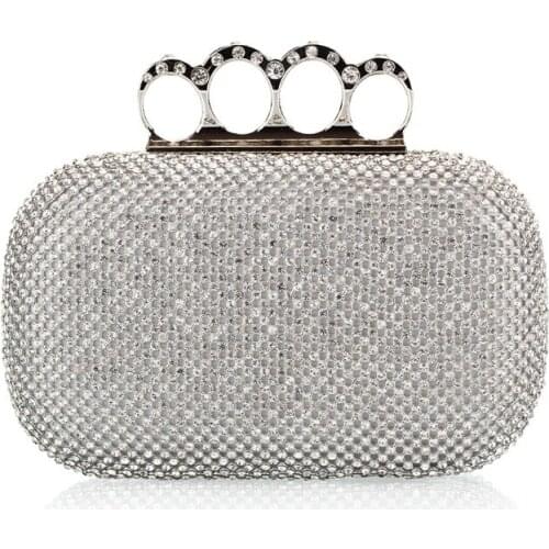 Women Rhinestones Evening Bags ladies clutch Diamonds purse women Chain Shoulder bag female fashion handbags Banquet party bag