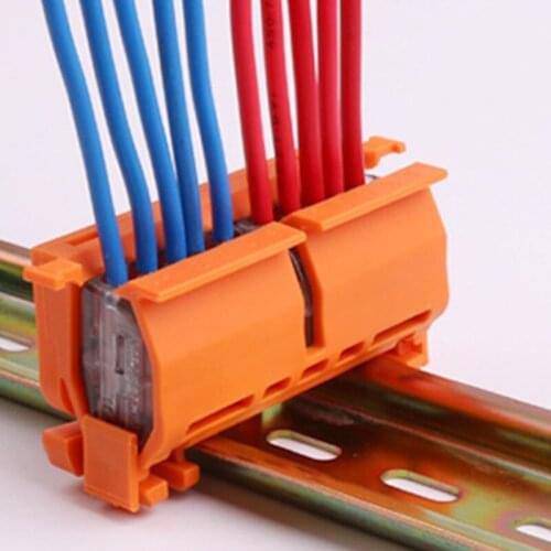 1pc Reusable Hot Sell Useful New 9 Way Reusable Spring Lever Terminal Block Electric Cable Connector Wire