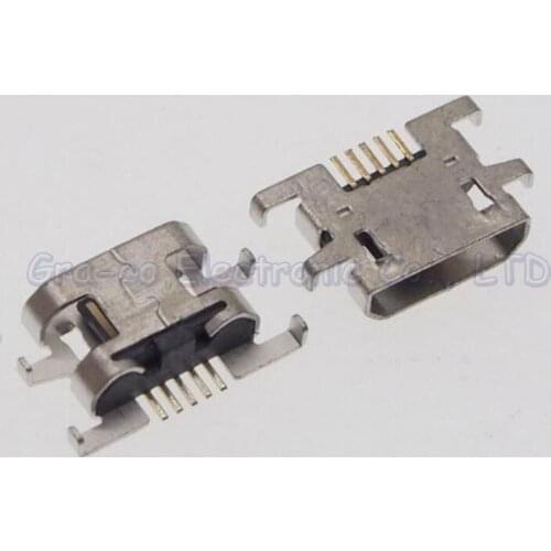 200pcs Micro USB Jack For Sony C1904 C1905 C2004 C2005 M35C M35 USB charging tail plug