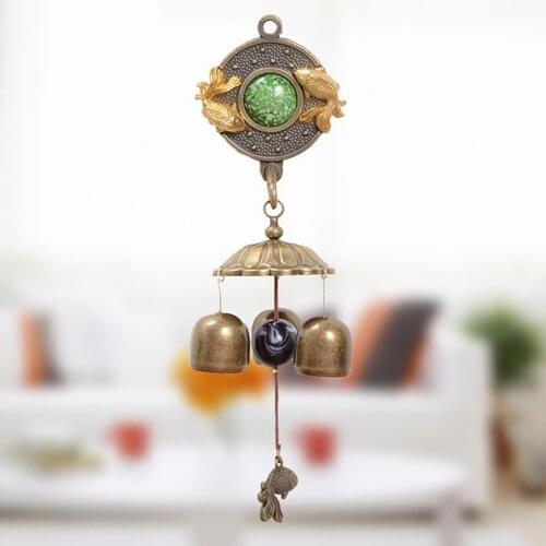 25cm Metal Wind Chime Outdoor Garden Hanging Charm Decor Feng Shui Ornament