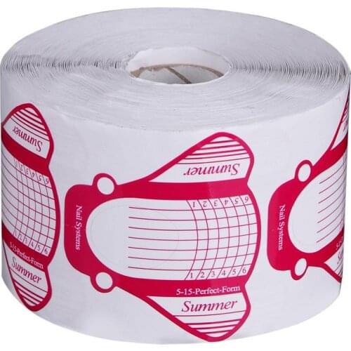 500pcs Nail Art Tips Extension Sticker Guide Foams Professional Nail Beauty