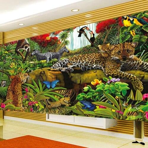 DIY Diamond Painting Jungle Leopard Wolrd Full Square/round Diamond Embroidery Cross Stitch Mosaic Handmade A1769