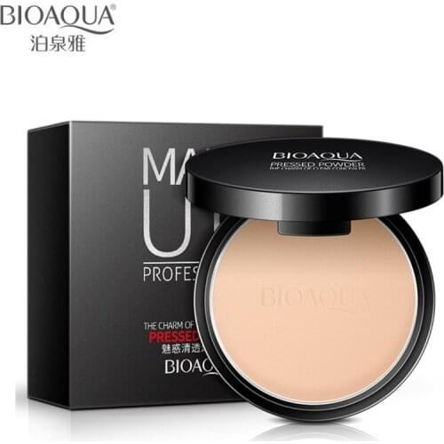 BIOAQUA Brand Face Base Mineral Pressed Powder Makeup Matte Smooth Concealer Control Oil Foundation Contour Make Up Cosmetics