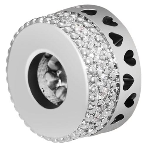 Beads FOR Jewelry Making DIY Sterling-Silver-Jewelry Hearts Of Signature Bead Charm Silver 925 Original Berloque Perles Charm