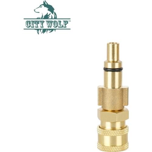 City wolf high pressure washer snow foam lance aluminum adaptor for Karcher K series car washer accessory