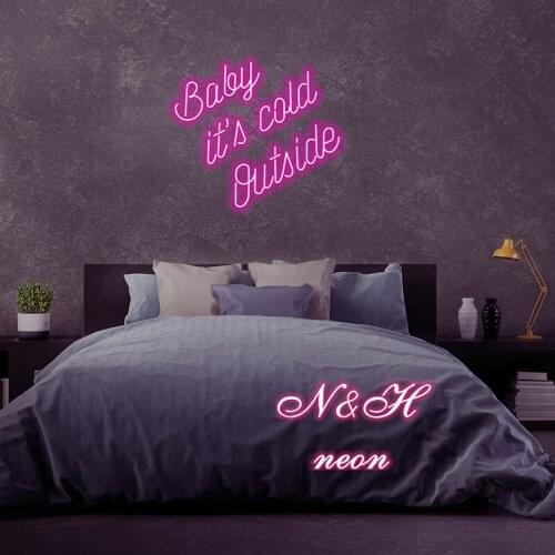 Baby its cold Custom Neon Sign BABE You Look SO COOL Neon Sign for Bedroom Living Room Custom Neon Light room decor Neon Wall De