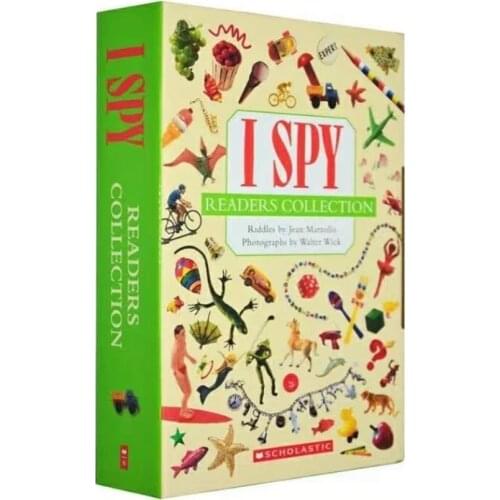 3-8 year Childrens English story book I Spy Reader Collection english picture book help child be reader early education13pc/set