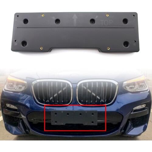 For BMW G08 X3 2018 2019 2020 Car Sport Styling Front License Number Plate Bracket Holder 51138098827