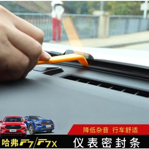 FOR Haval F7 2019-2020 instrument panel sealing strip F7 center console glass sound insulation strip special modification