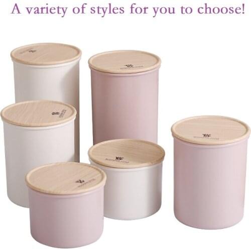 Sealed Grain Storage Cans Wheat Straw Covered Plastic Food Container Home Multifunctional Leakproof Kitchen Grain Canister Sets