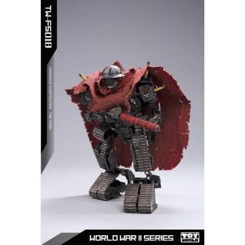 TOYWORLD Deformation Toy Bulldog TW-FS01B German military tank model Boys classic collection of transformation toys