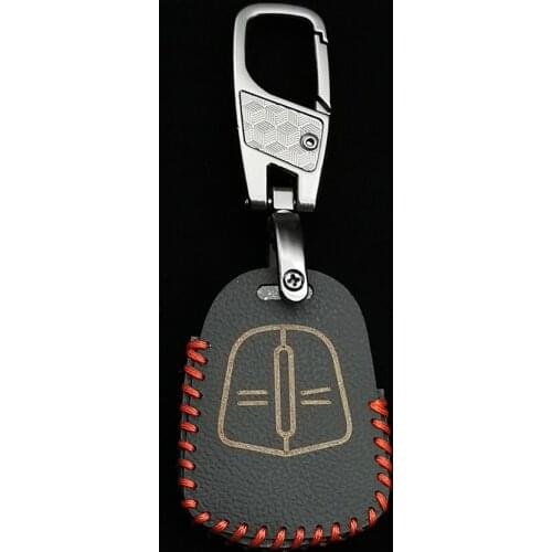 2 Buttons Remote Leather Car Key Case Shell For Vauxhall Opel Astra Corsa Agila Meriva Insignia Key Cover