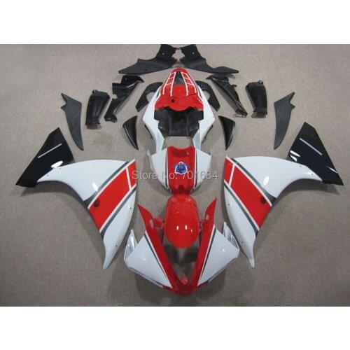 Fashion Hot White UV Paint Bodywork Fairing ABS Injection Mold For Yamaha YZF R1 2009-2011 (8) [CK1232]