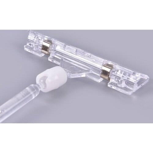 Plastic Shelf Clamp Price Label Tag Advertising Clips Holders Sign Display