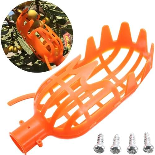 Plastic Fruit Picker Basket Head Labor Saving Tool Fruits Catcher Harvest Picking Apple Mango Pear Peach Mango Kiwi Lemon Cherry
