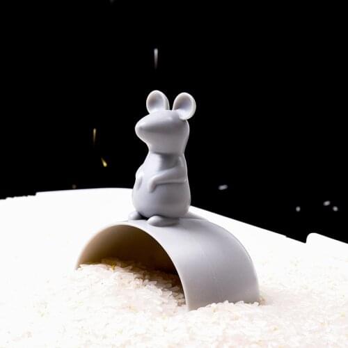 Creative Plastic Rice Spoon Cute Mouse Shape Rice Spoon Rice Spoon, Food Grade Coarse Grains Small Shovel Kitchen Tools