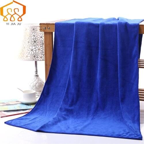 140x70cm Microfibre Beach towel Thick Bath Towels Soft Super Aborsbent Sport Gym Fast Drying Cloth Microfiber Car Cleaning Towel