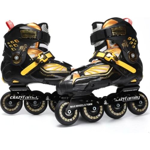 Professional Inline Skates Slalom Sliding Roller Skating Shoes For Children Adults Men Women Wearproof Wheel Rollerblade Patines