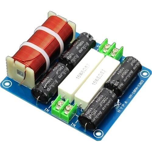 Subwoofer Crossover Speaker Bass Filter 200W RMS Cabinet Accessories Parts For Home Theater Professional Audio 18PA
