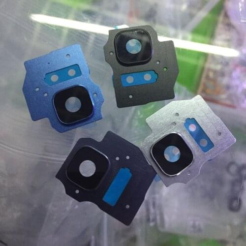 1pcs For Samsung Galaxy S8 Plus G955 G955F Rear Back Camera Lens Glass Cover with Frame Repair Part