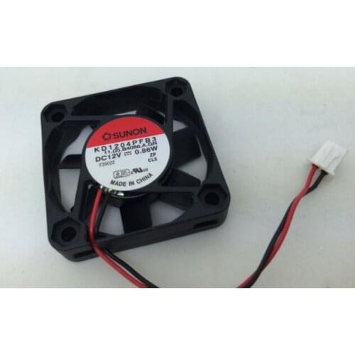 SUNON 4010 4CM KD1204PFB3 12V 0.86W Two-wire Double Ball Fan