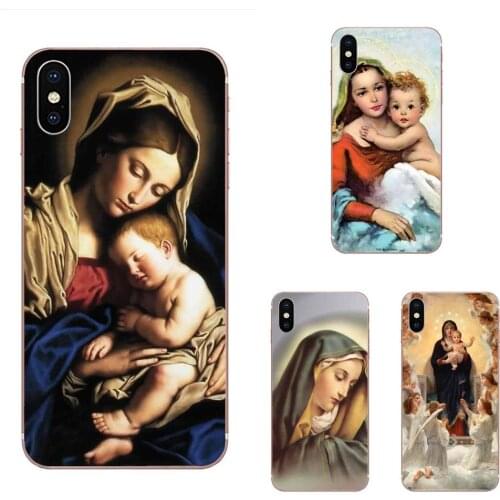 Statue Virgin Mary Upscale Soft Silicone Case For Sony Xperia Z Z1 Z2 Z3 Z3+ Z4 Compact Z5 Plus M2 M4 XA XA1 XZ Premium