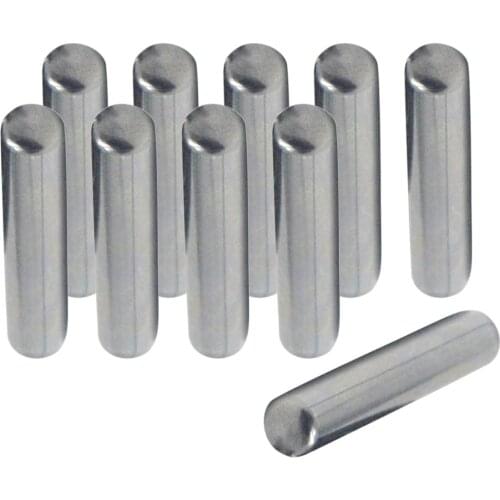 10pc Carbon Steel Dowel Pins Rod 0.16in Dia Pin Fasten Elements Select Size