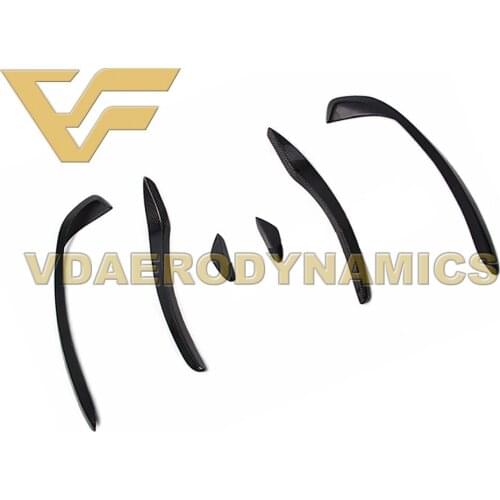 13-15 W117 CLA Class CLA180 CLA200 CLA220 CLA250 CLA45 Carbon Fiber Front Bumper Canards Front Splitter Spoiler Flip