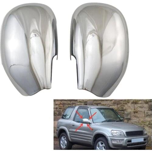 1996 1997 1998 2000 For Toyota RAV4 RAV 4 ABS Chrome plated Rear view door mirror cover Auto supplies