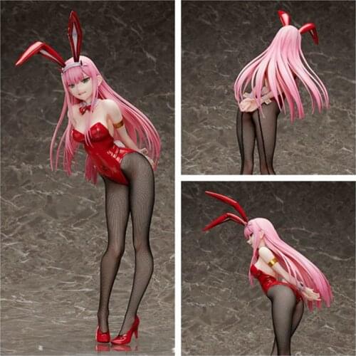 Anime Sexy Girls Figure Darling In The FRANXX 02 Zero Two Bunny Ver. 1/4 Scale PVC Action Figure Model Adult Toys Doll