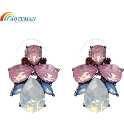 Серьги-гвоздики AOTEMAN China At AliExpress