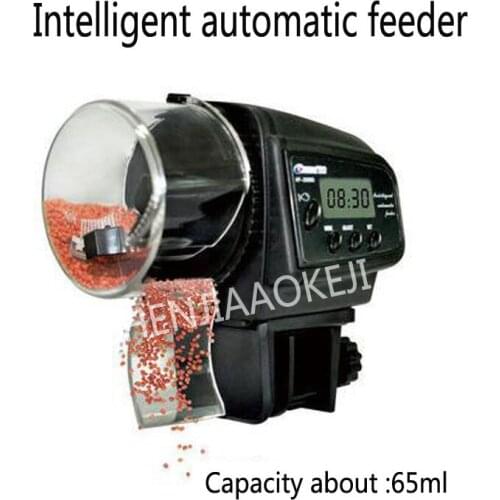 Timed Automatic Feeder Electronic Intelligent Fish Tank Feeding Machine 65ML Large-capacity Aquarium Feeding Machine 1PC